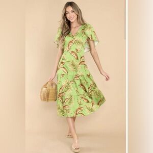 Alden Adair Diana Palma maxi dress, size XL